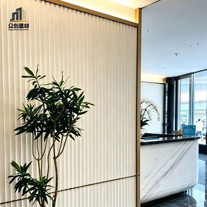 Extruded Aluminum Wave Panels for Hotels